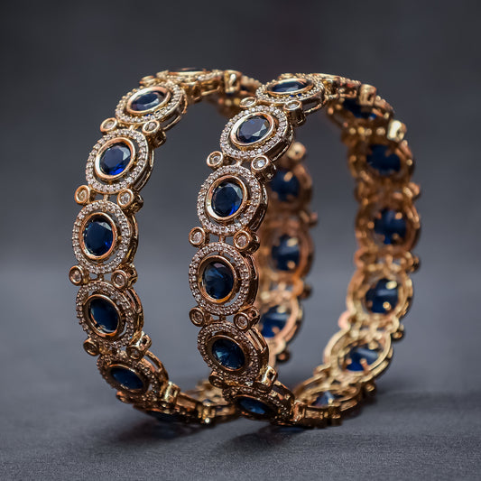 Timeless Sapphire Bangle Set