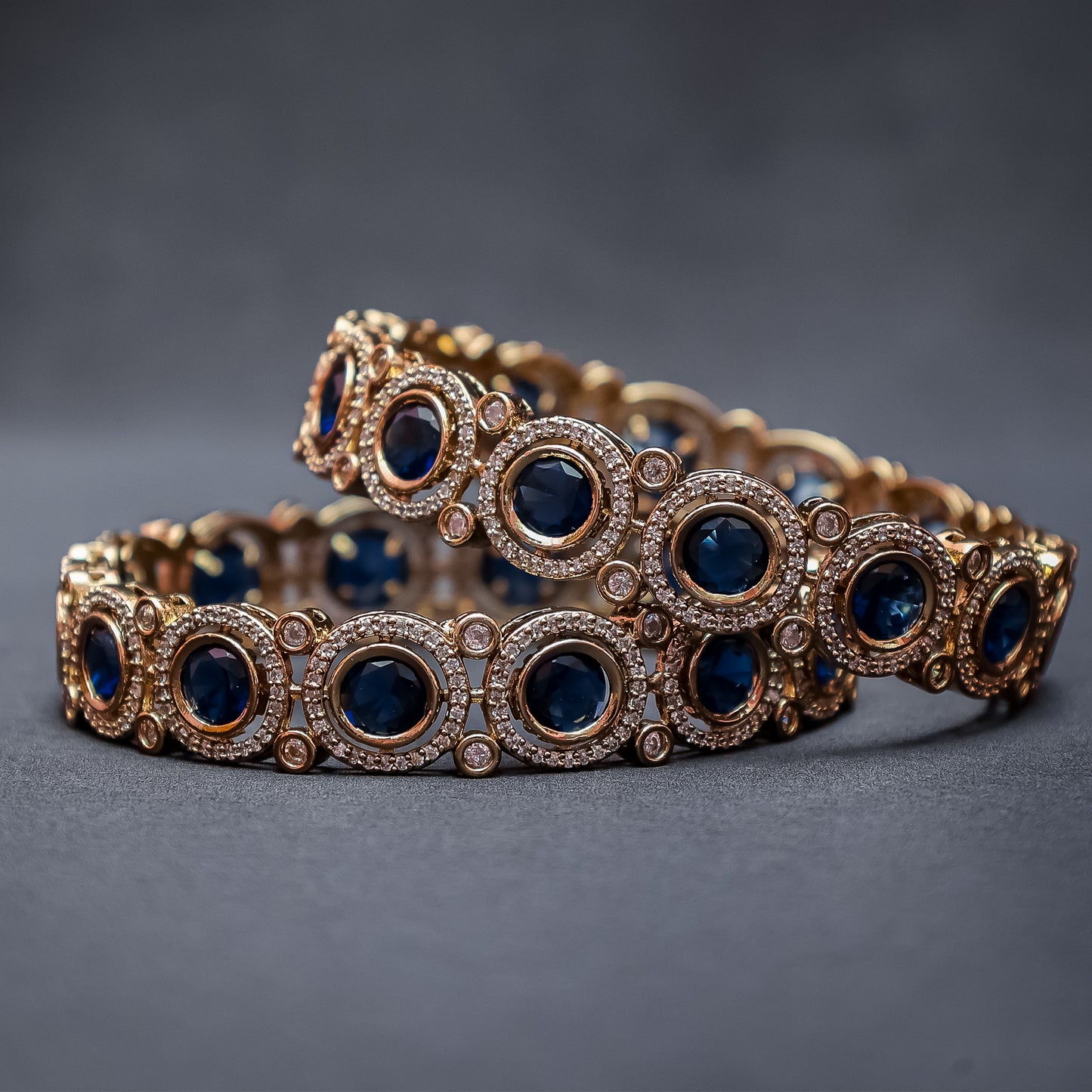 Timeless Sapphire Bangle Set