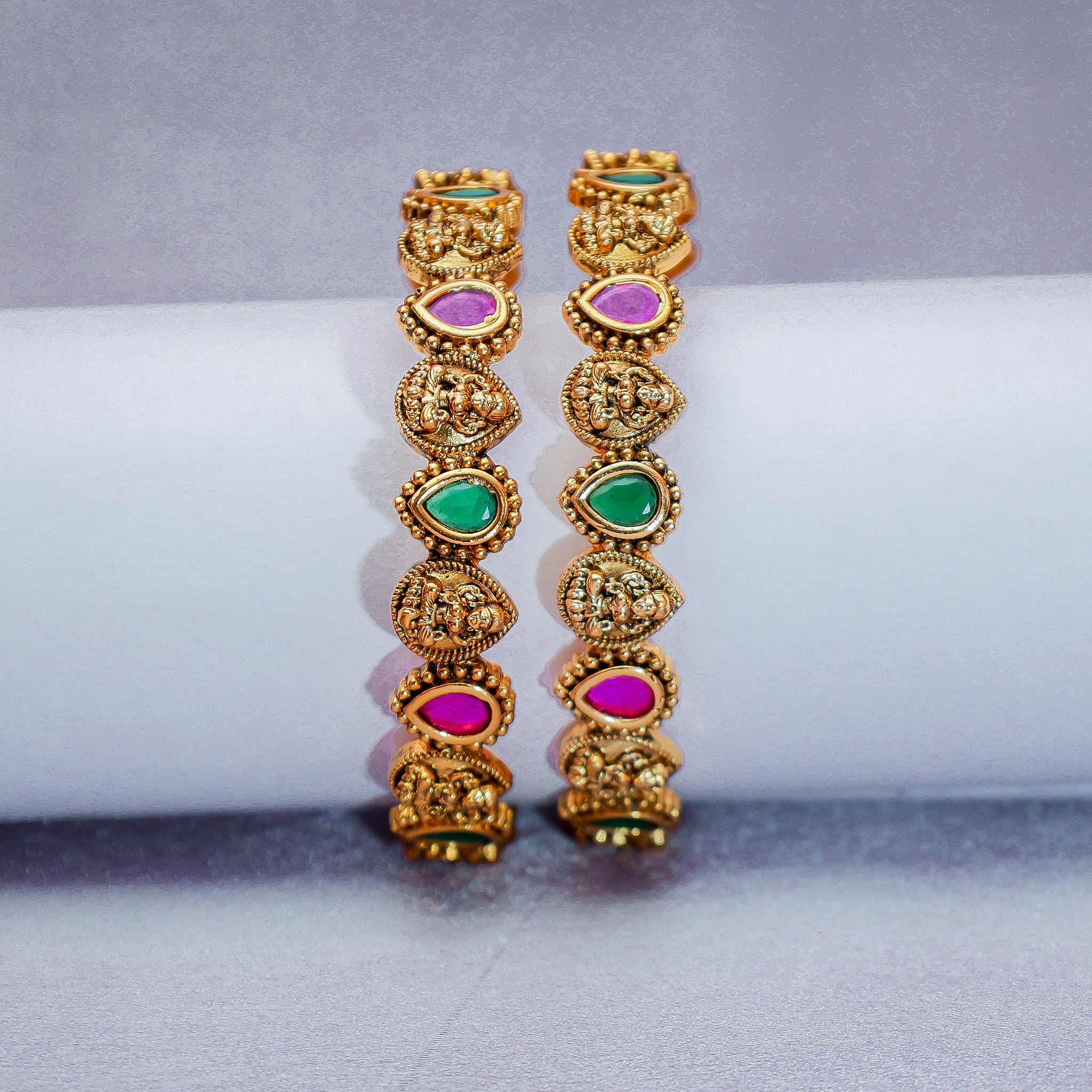 Temple Ruby & Emerald Kada