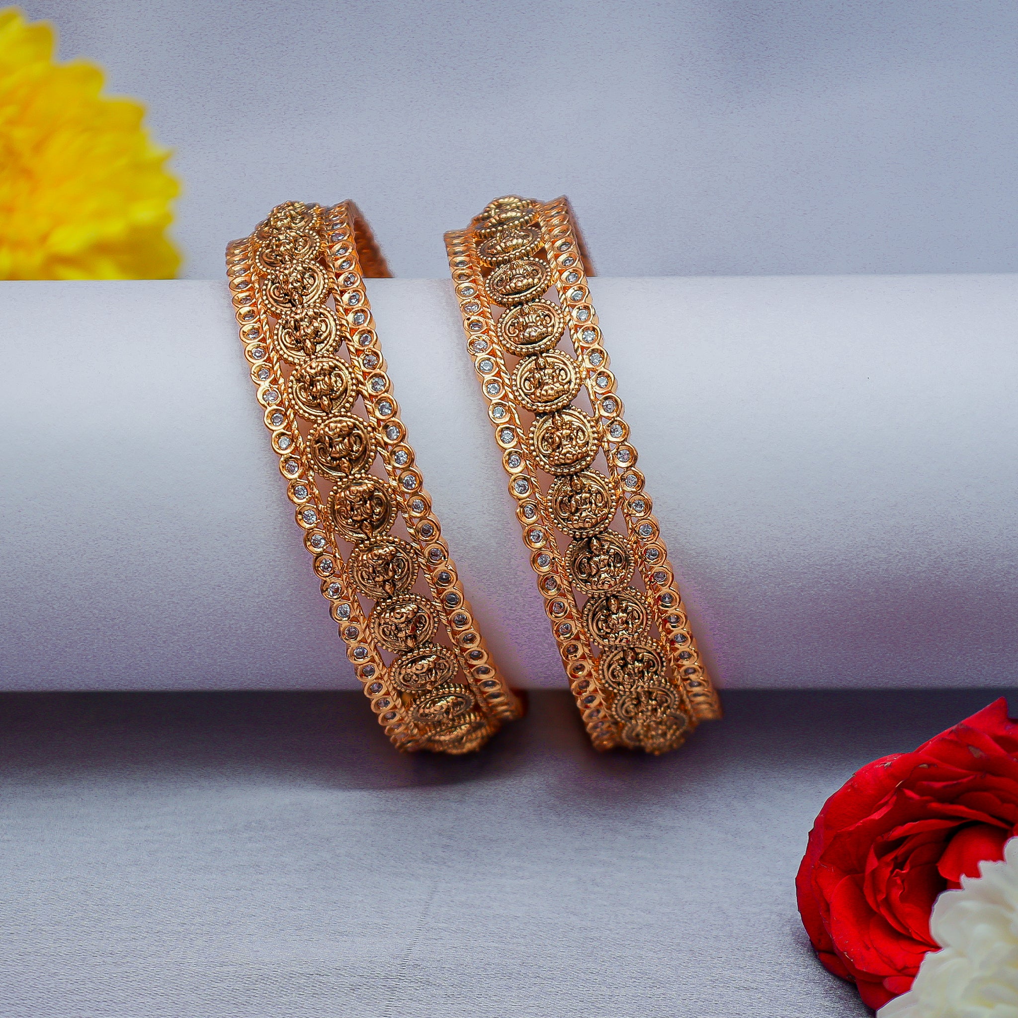 Regal Heritage Gold-Tone Kada