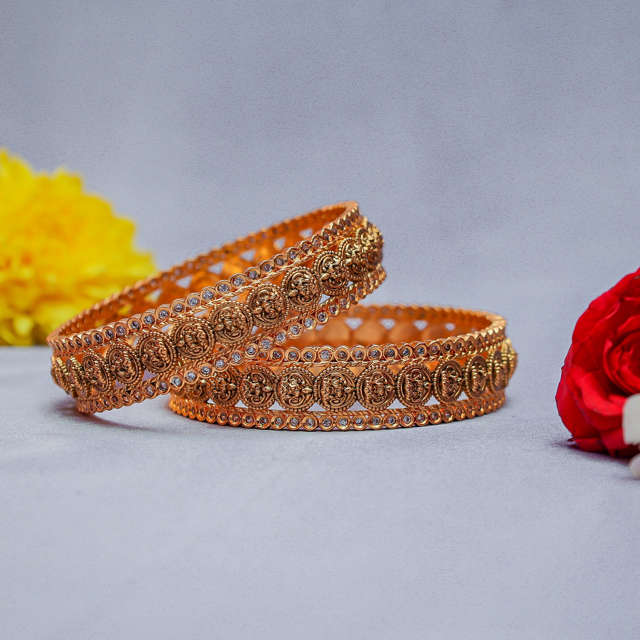 Regal Heritage Gold-Tone Kada