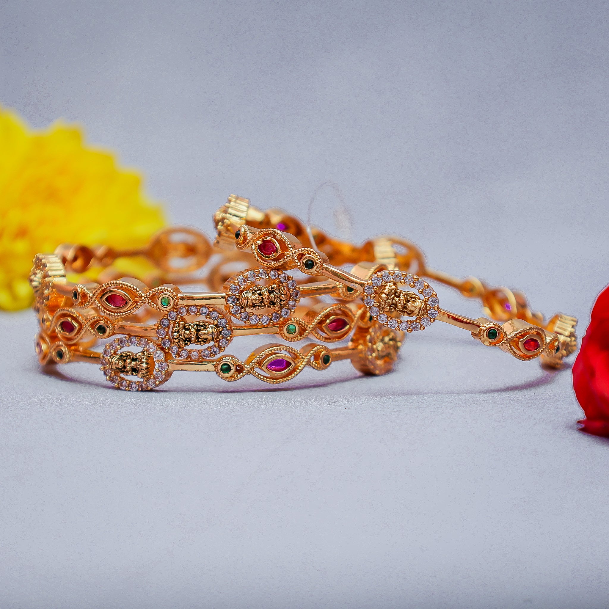 Temple Design Vanki Bangles