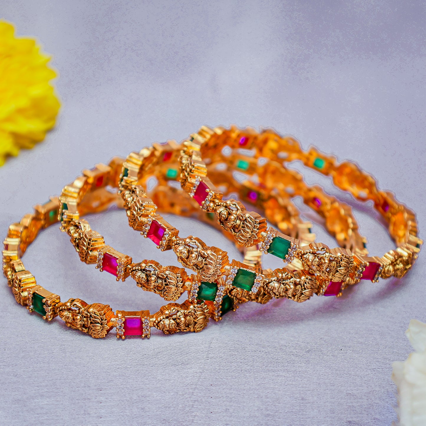 South Indian Antique Bangle Set
