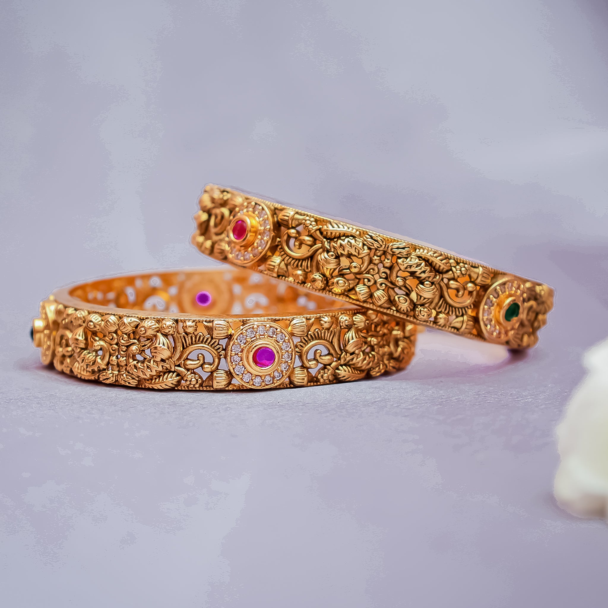 Antique Temple Kada Set