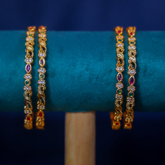 The Mayura Temple Bangles