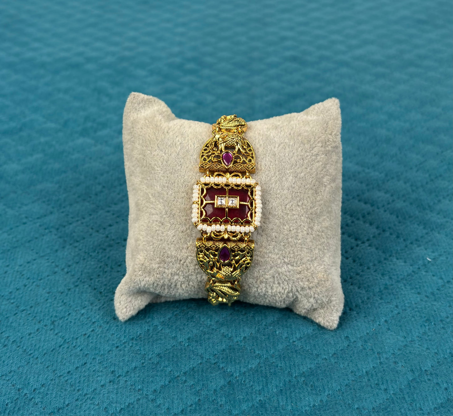 The Royal Peacock Vanki Bracelet