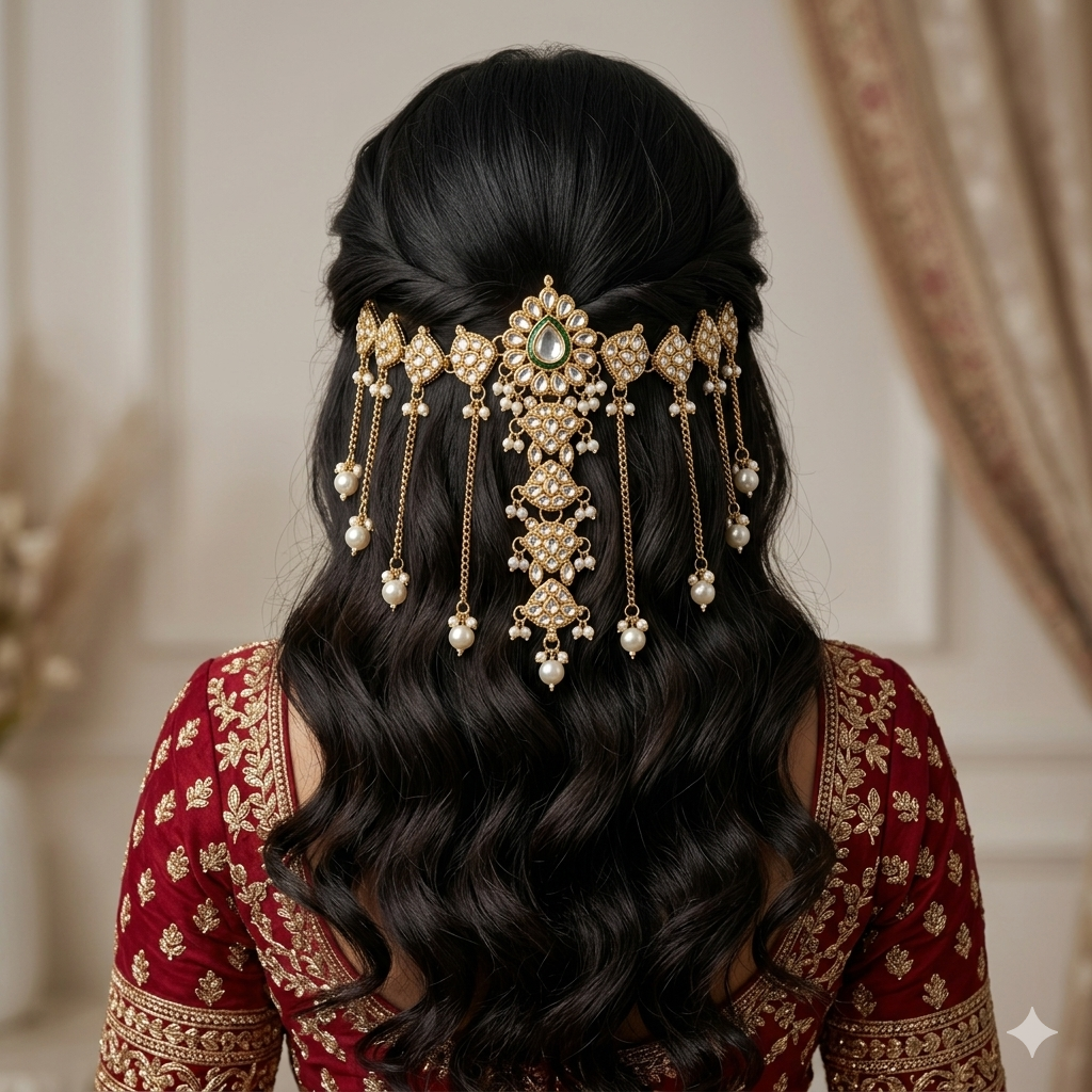 Elegant Pearl Bridal Brooch