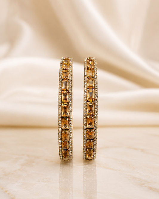 Golden Spark Bangles