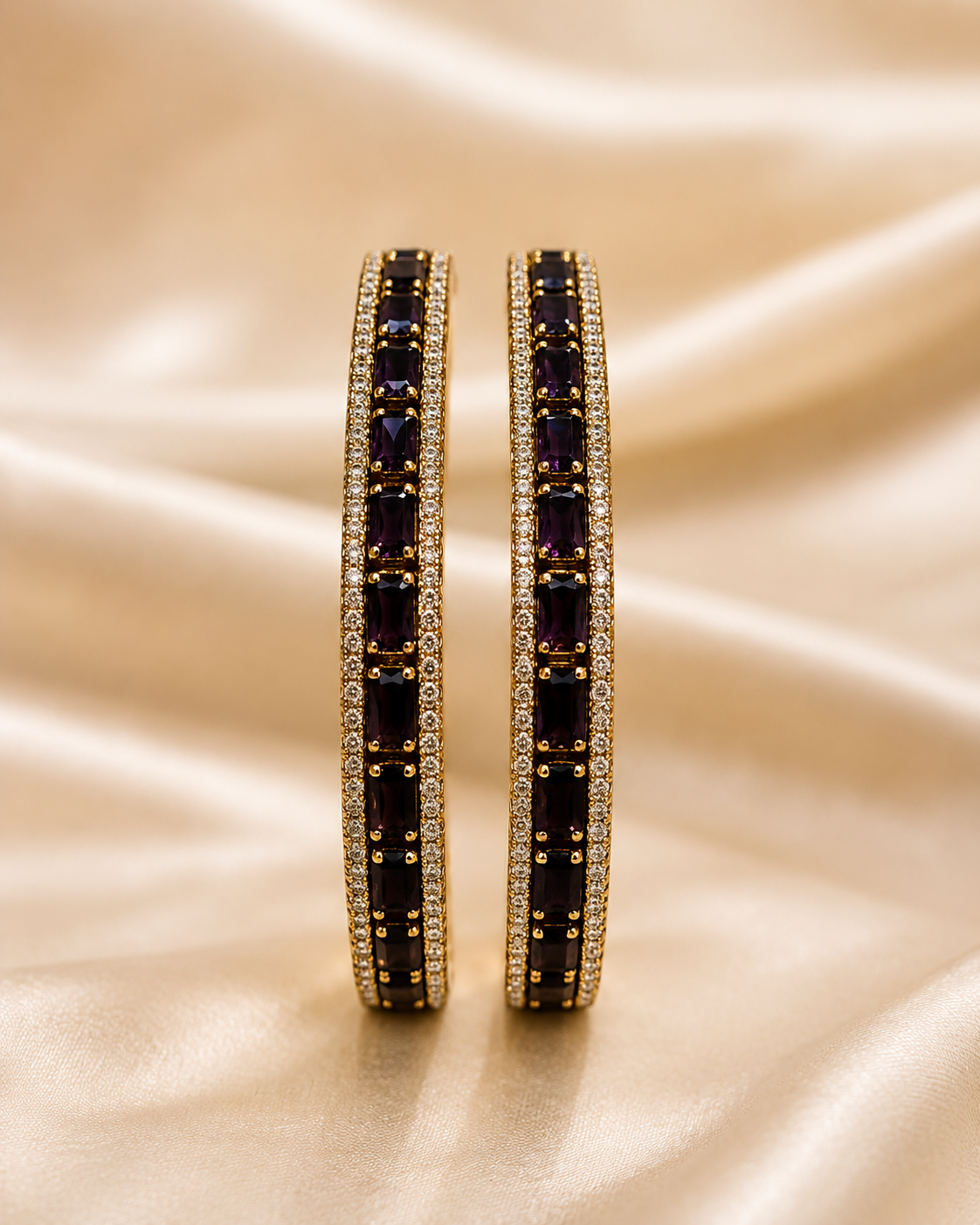 Regal Purple Eternity Bangles