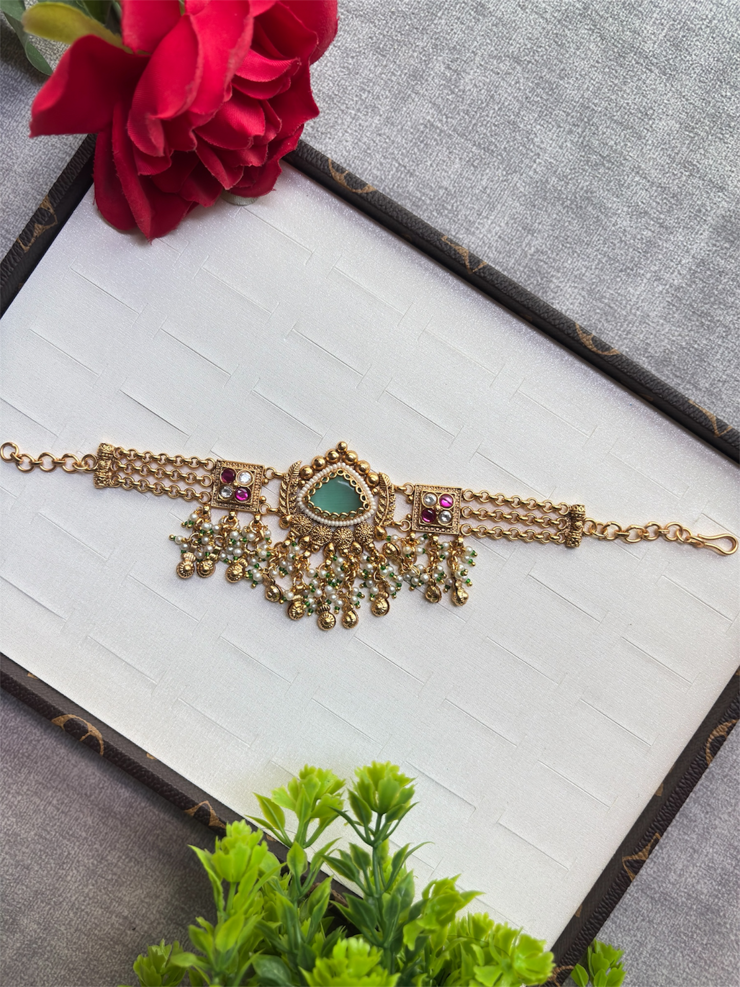 Heritage Ghungroo Drop Bracelet