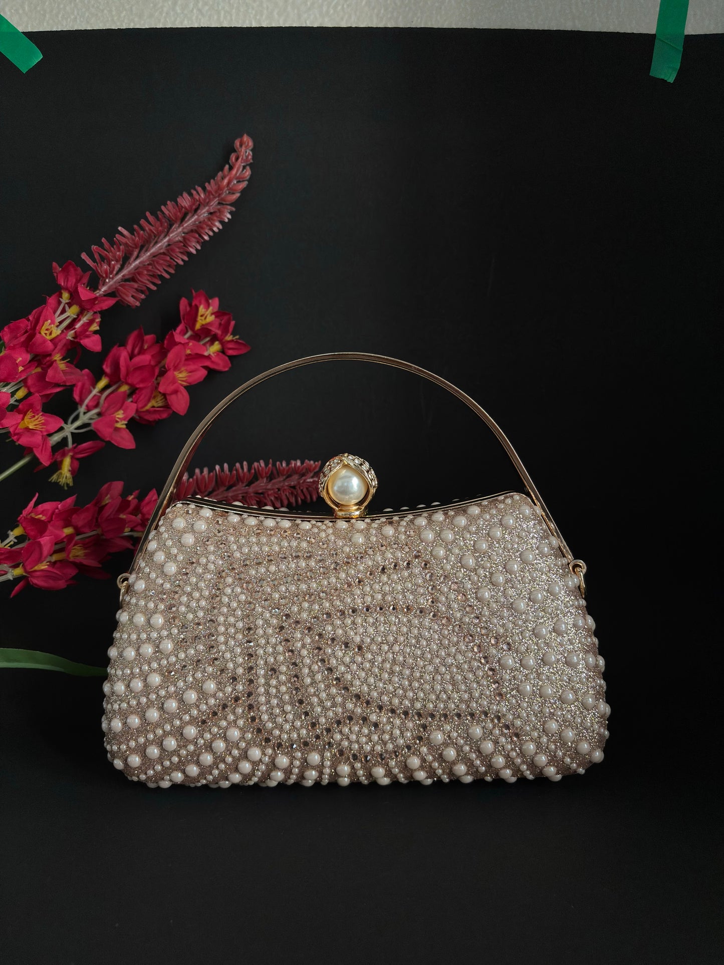 Radiant Pearl & Shimmer Clutch