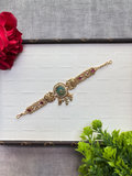 Emerald Royal Elephant Charm Heritage Bracelet