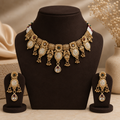 Ivory Bloom Antique Necklace Set