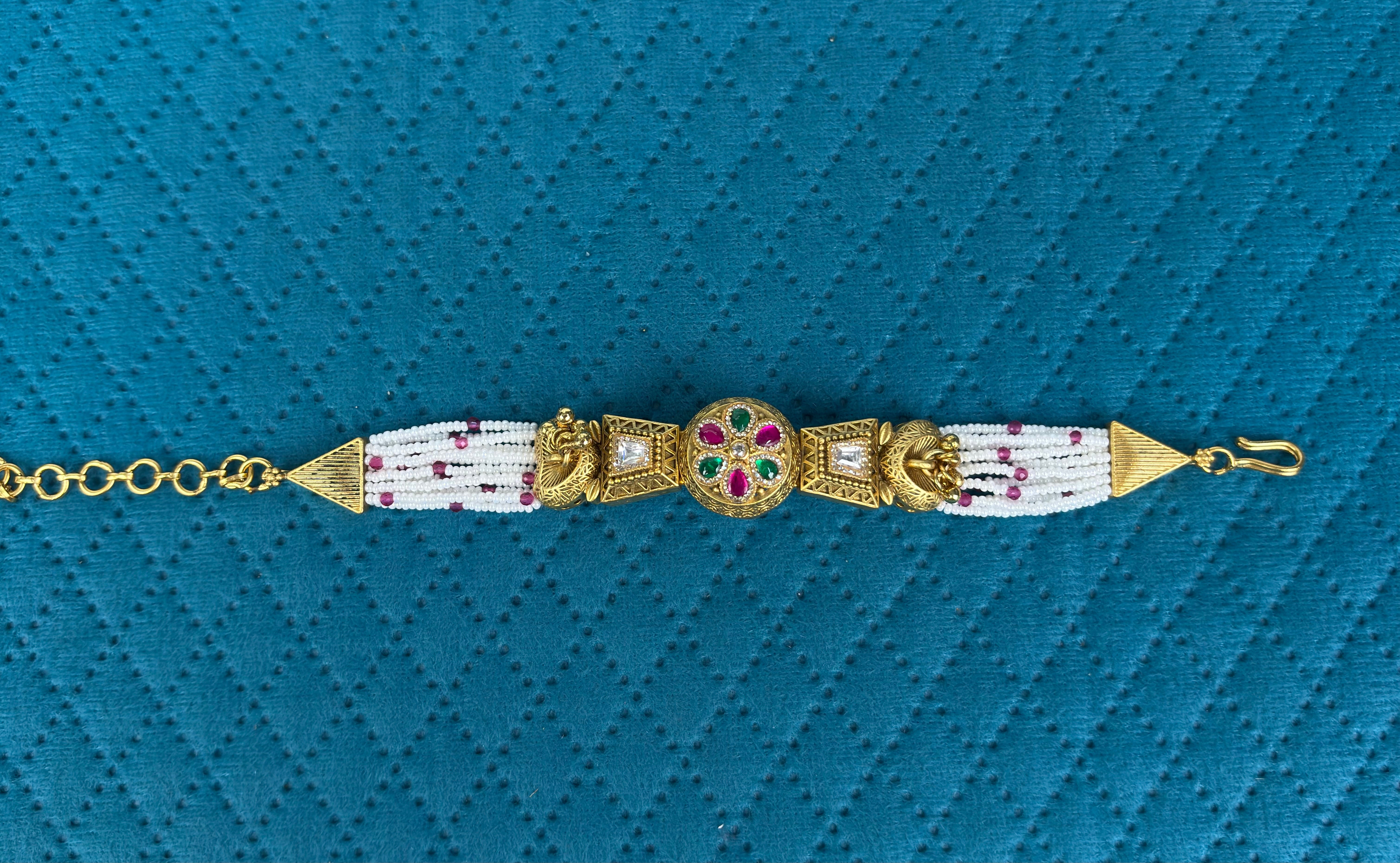 Heritage Pearl & Ruby Bracelet