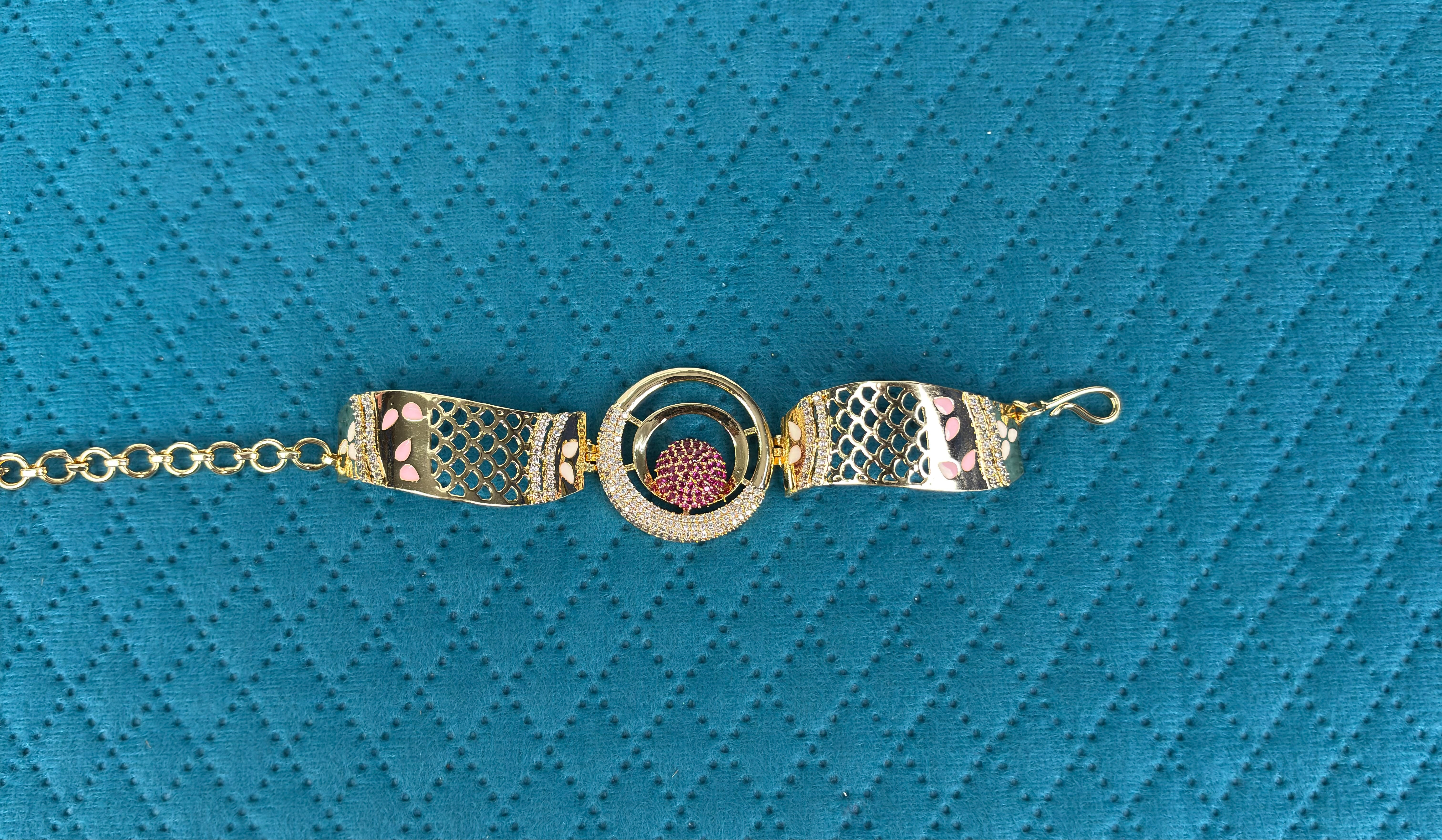 The Rosé Orbit Cuff