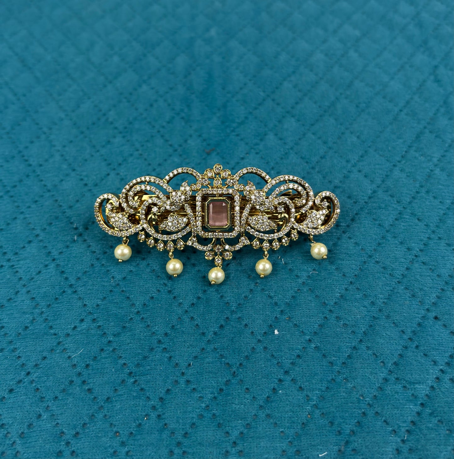 The Victorian Rose Barrette