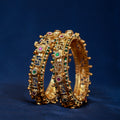 Sacred Ruby-Emerald Gold Kadas
