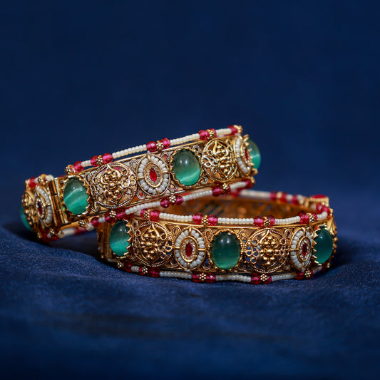 Emerald & Ruby Fusion Kada
