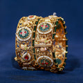 Gaja Heritage Pearl-Studded Kada