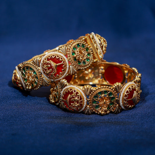 Royal Kundan Heritage Gaja Kada