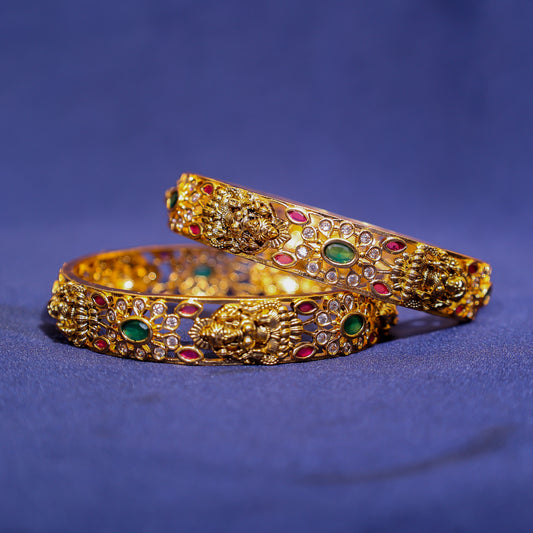 Antique Lakshmi Jali Work Kada