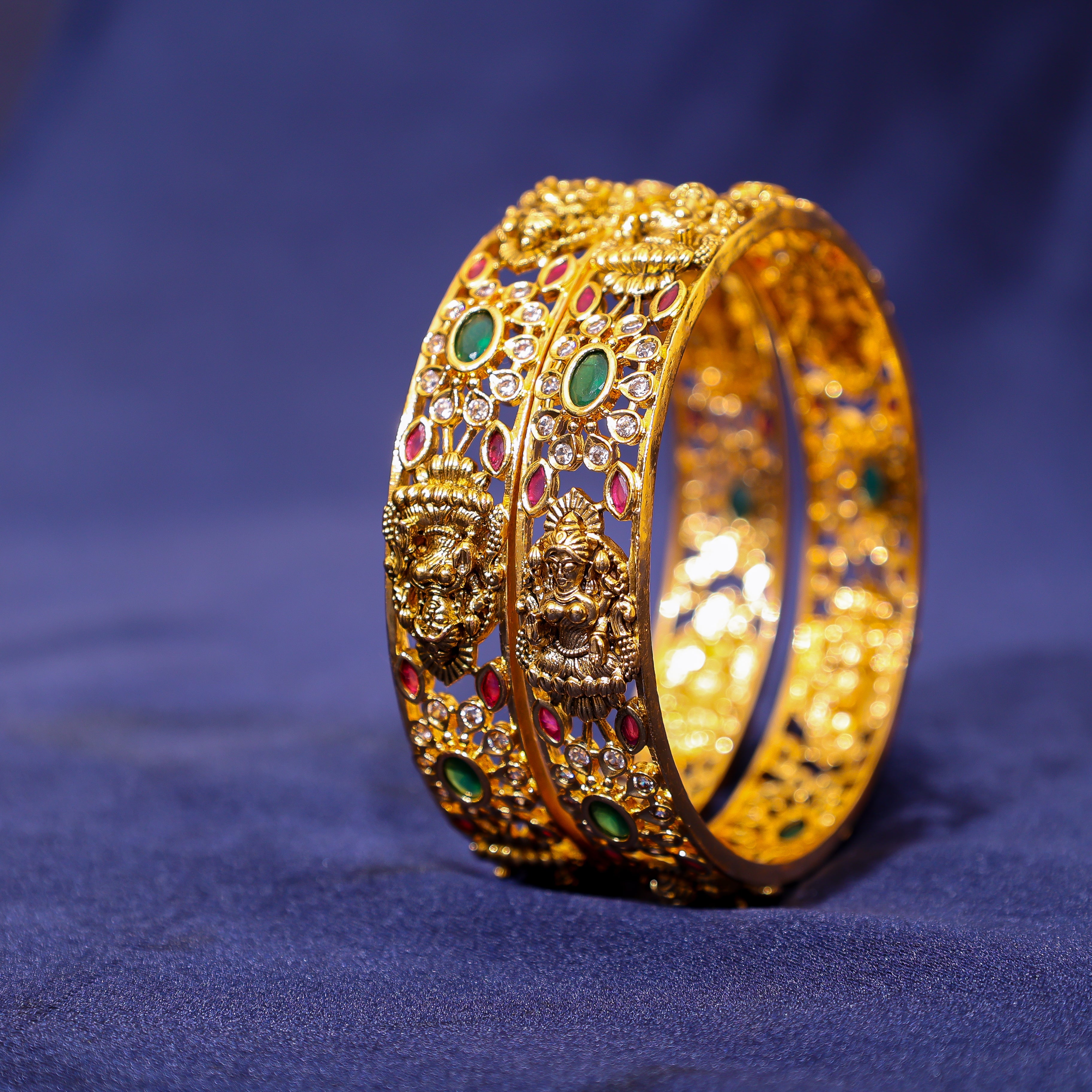Antique Lakshmi Jali Work Kada