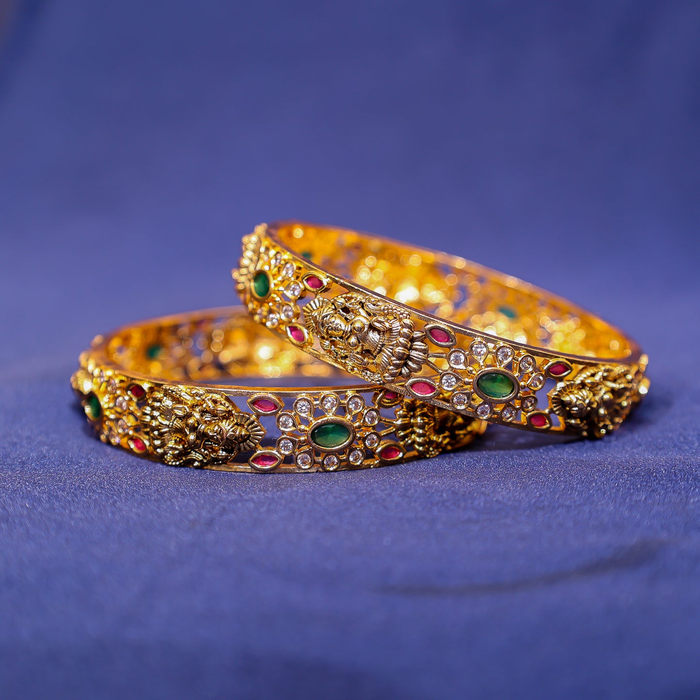 Antique Lakshmi Jali Work Kada