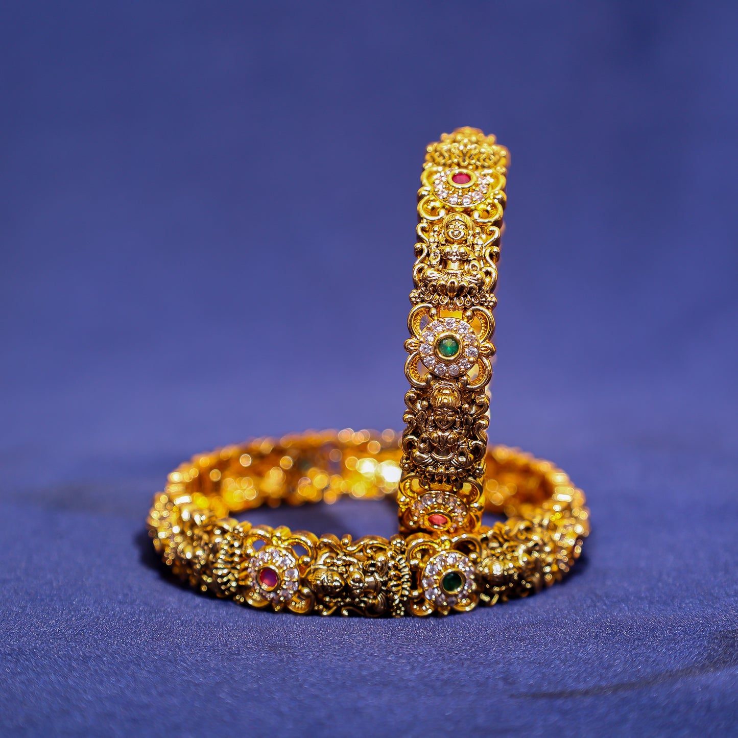 Antique Nakshi Lakshmi Kada Set