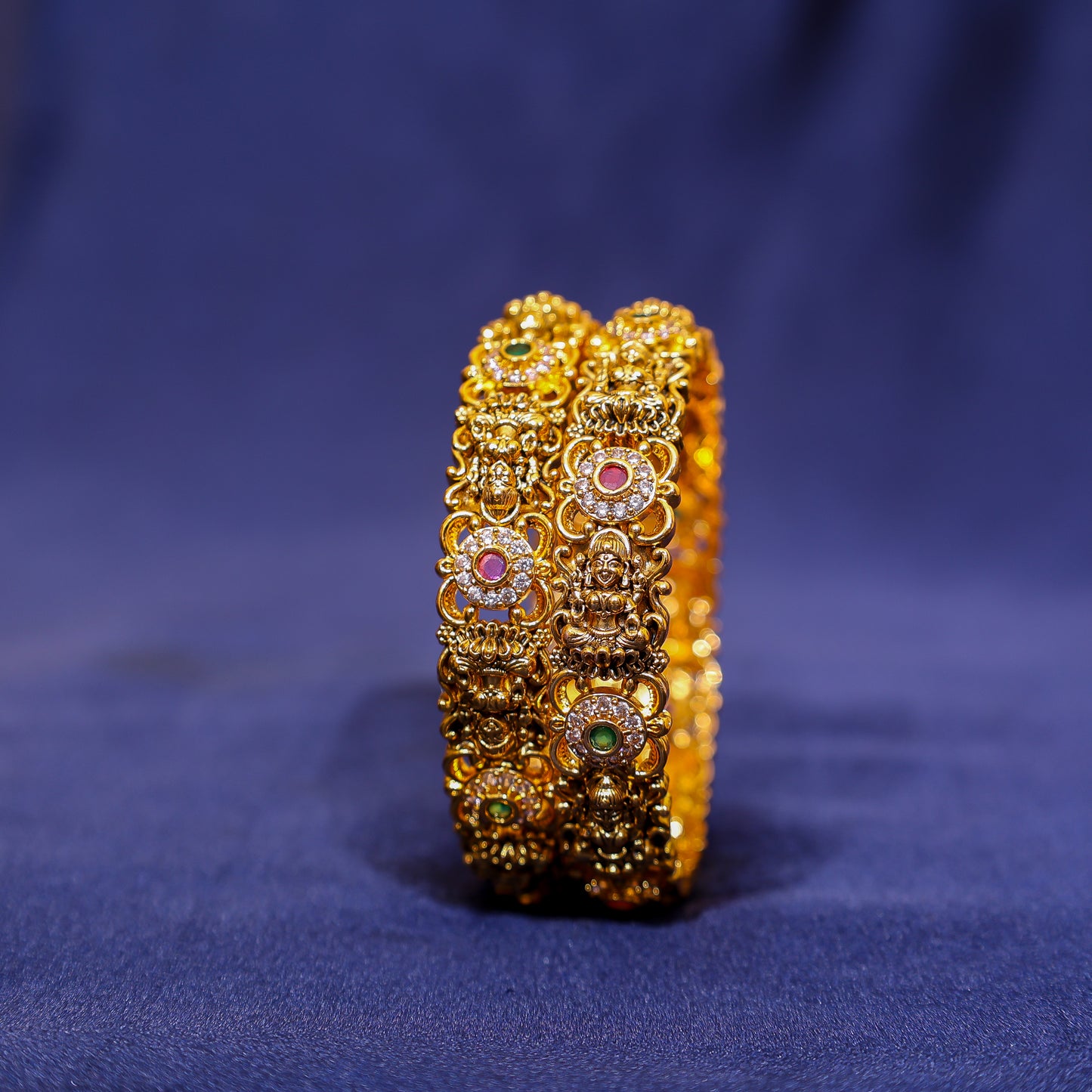 Antique Nakshi Lakshmi Kada Set