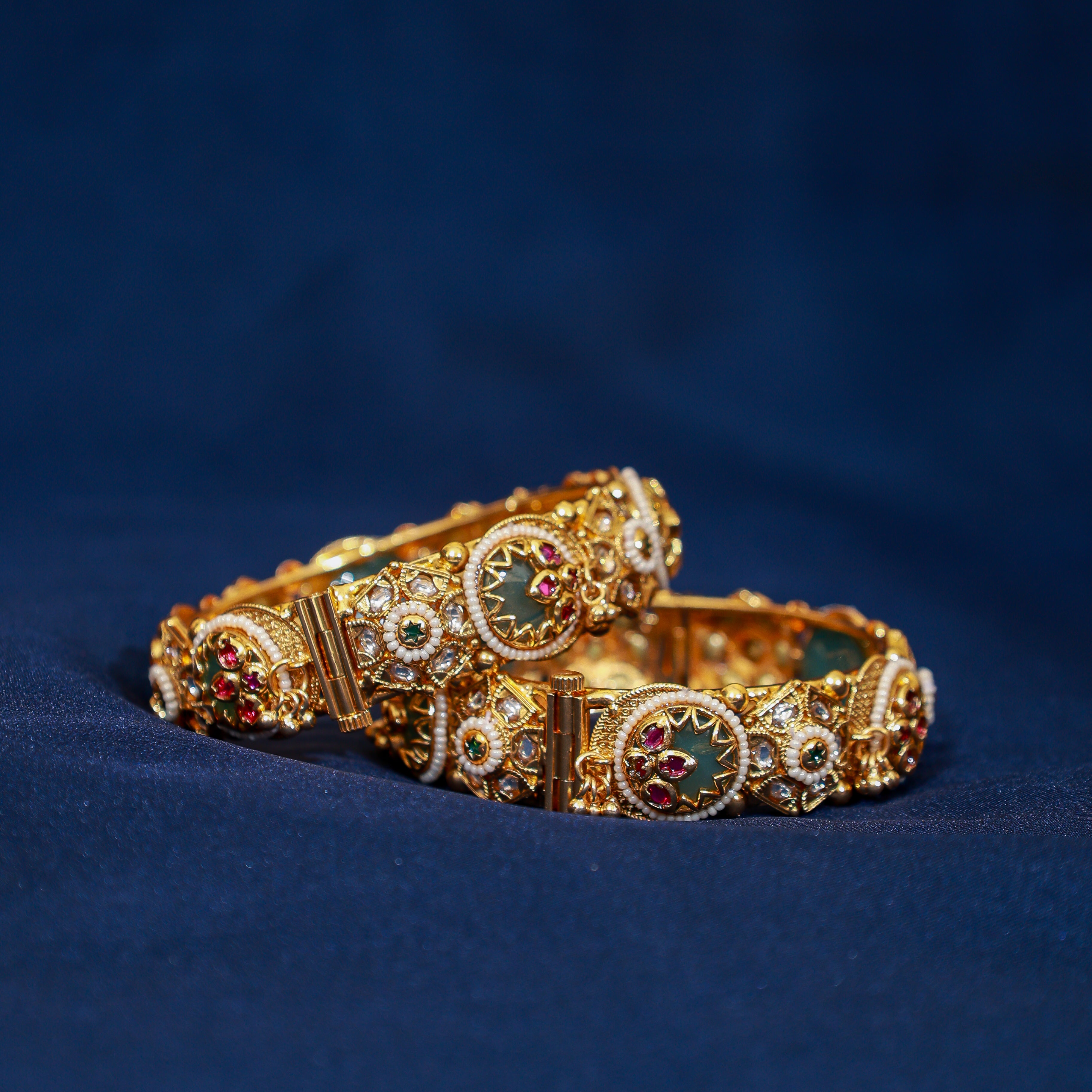 Royal Heritage Polki Kada
