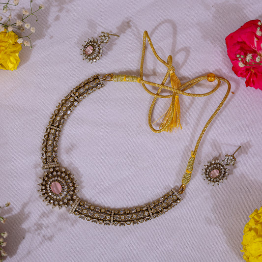 Maharani Rose Polki Set