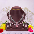 Rosé Empress Double-Layered Statement Set
