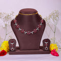 Pink Stone Jewelry Set