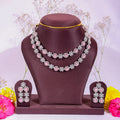 Blush Bloom Dual-Layer Necklace Set
