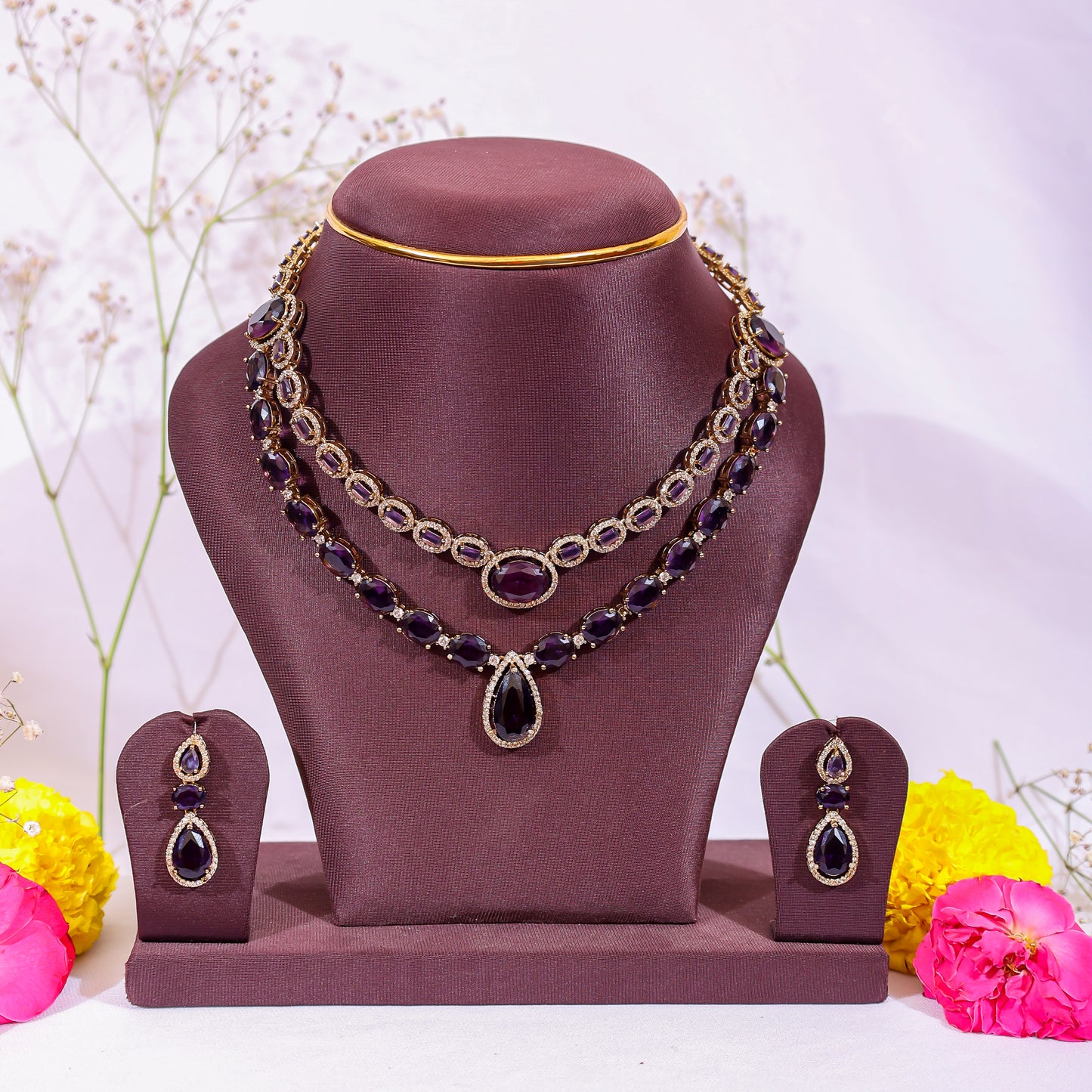 The Midnight Amethyst Double-Layer Set