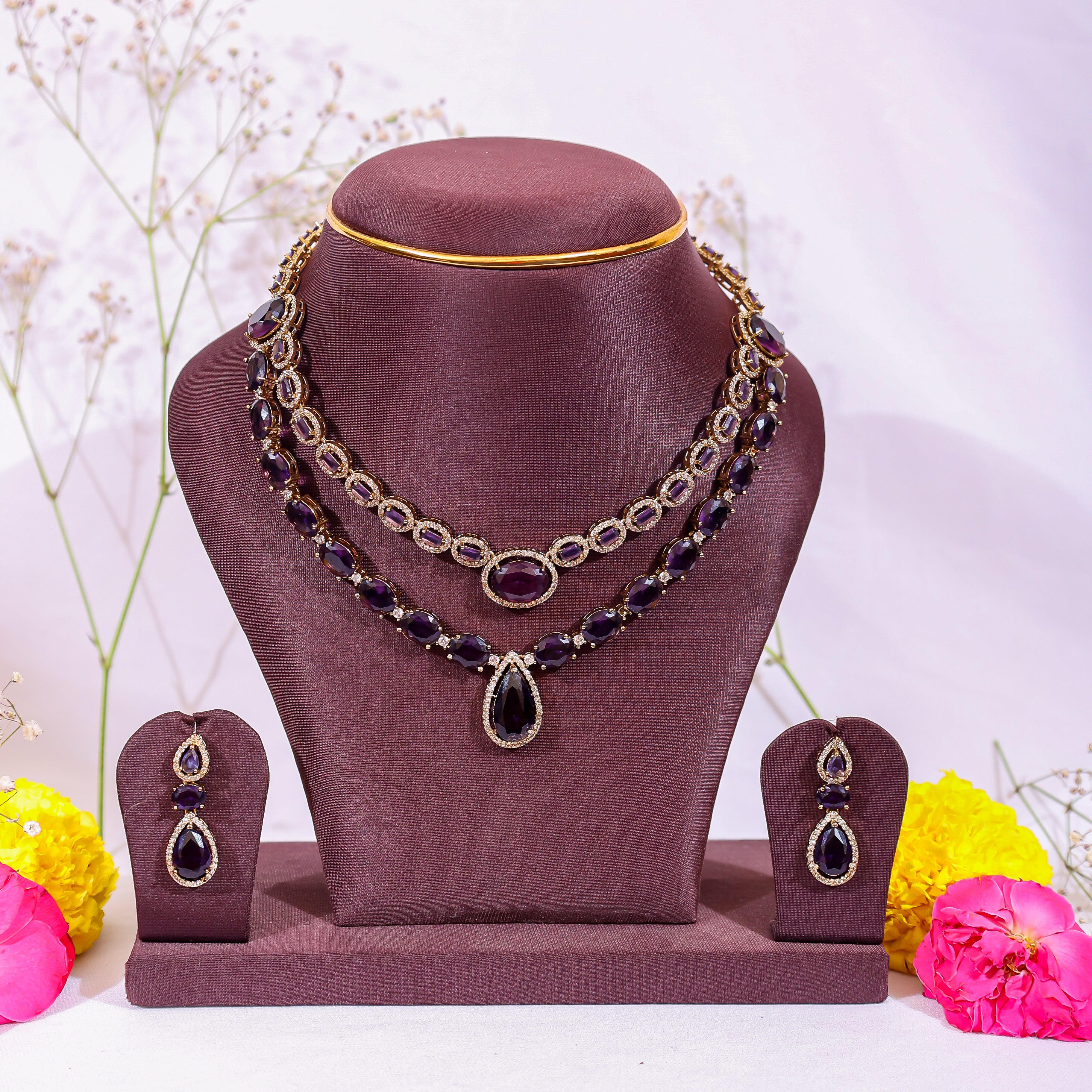 The Midnight Amethyst Double-Layer Set