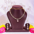 Soft Pink Oval Halo Stone Set