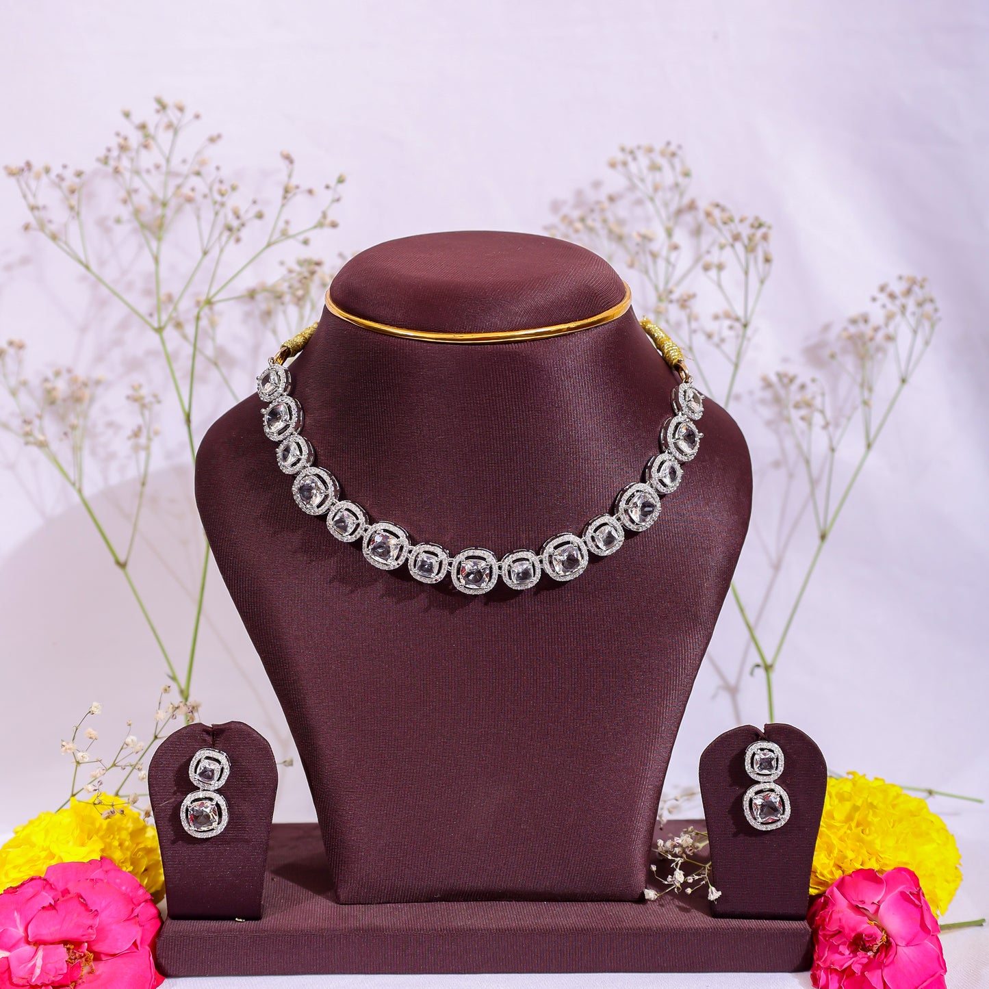 Radiant Cushion-Cut Diamond Ensemble