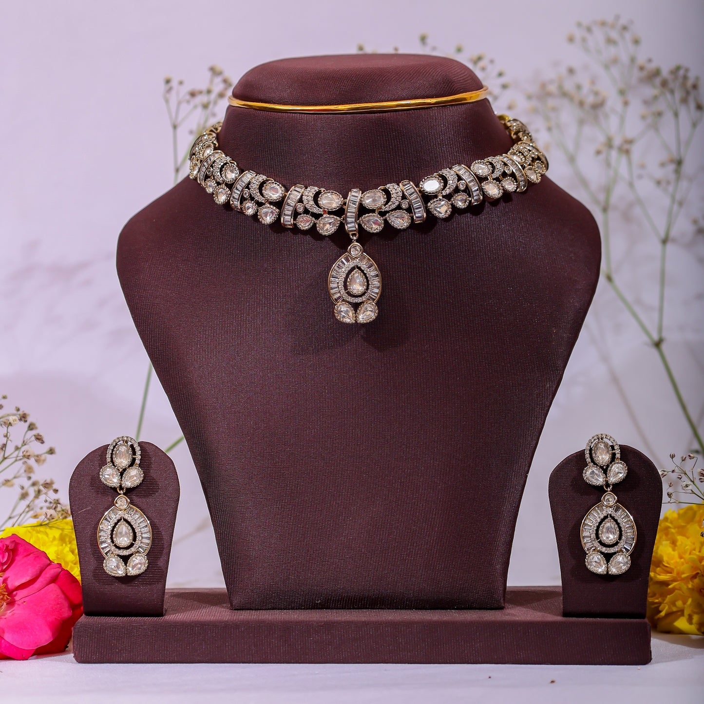 The Imperial Polki Choker Set