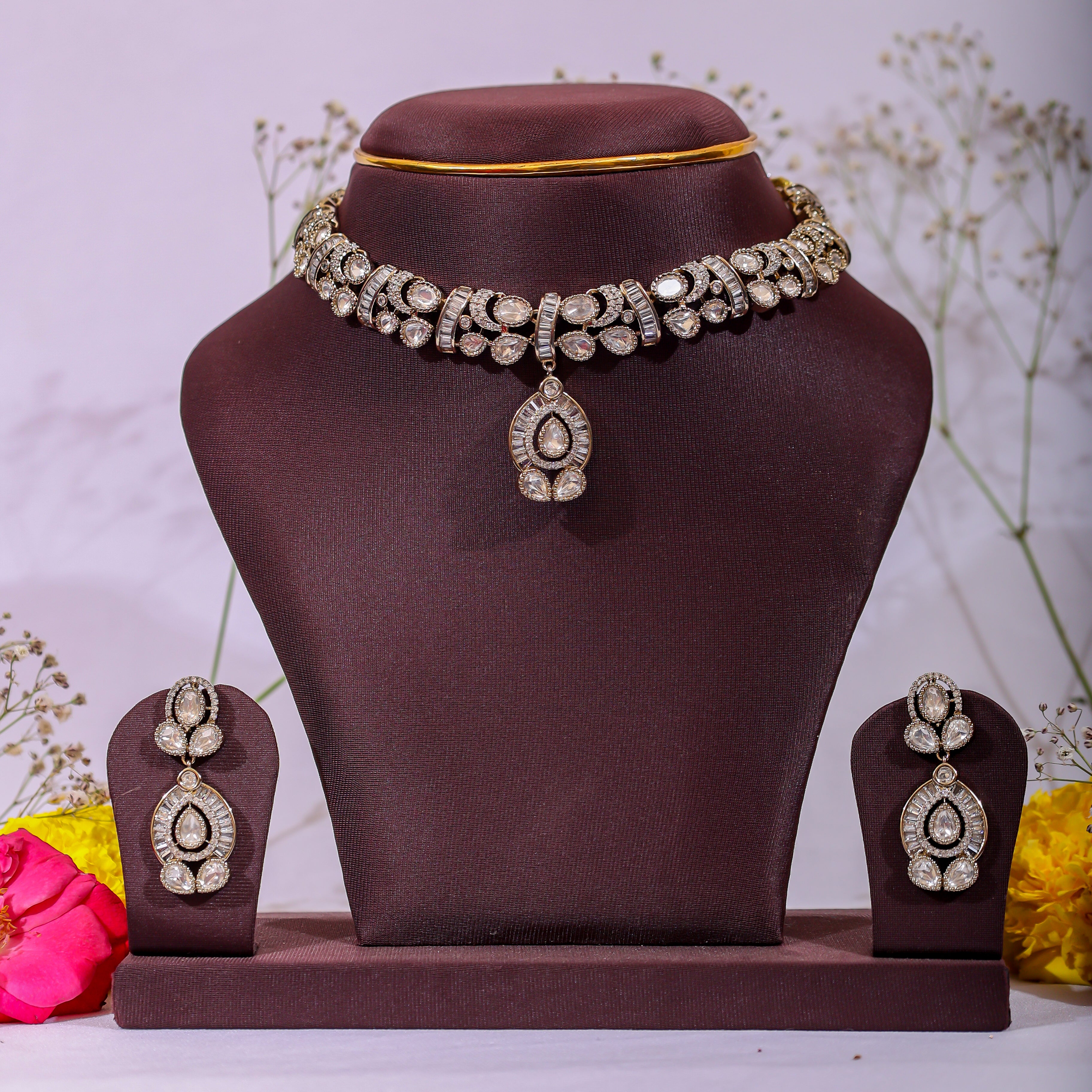 The Imperial Polki Choker Set