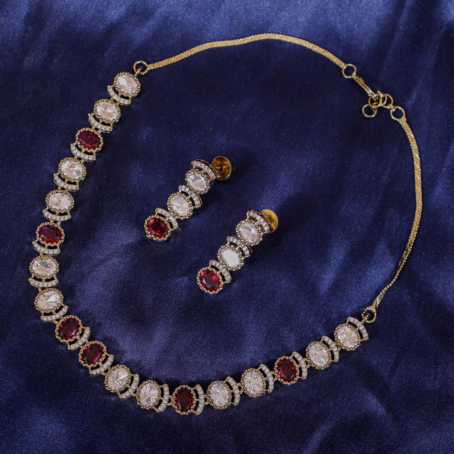 The Ruby Victorian Choker Set