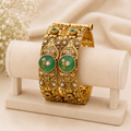 Divine Om Motif Emerald Kada