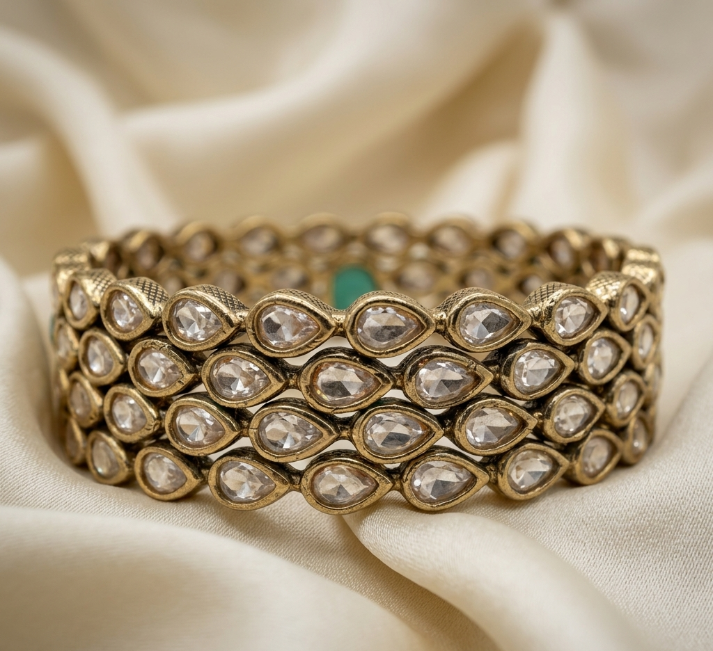 Victorian Heritage Kundan Bangles