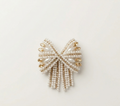 Pearl Bow Alligator Pin