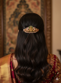 Traditional South Indian Temple Jewellery Hair Clip