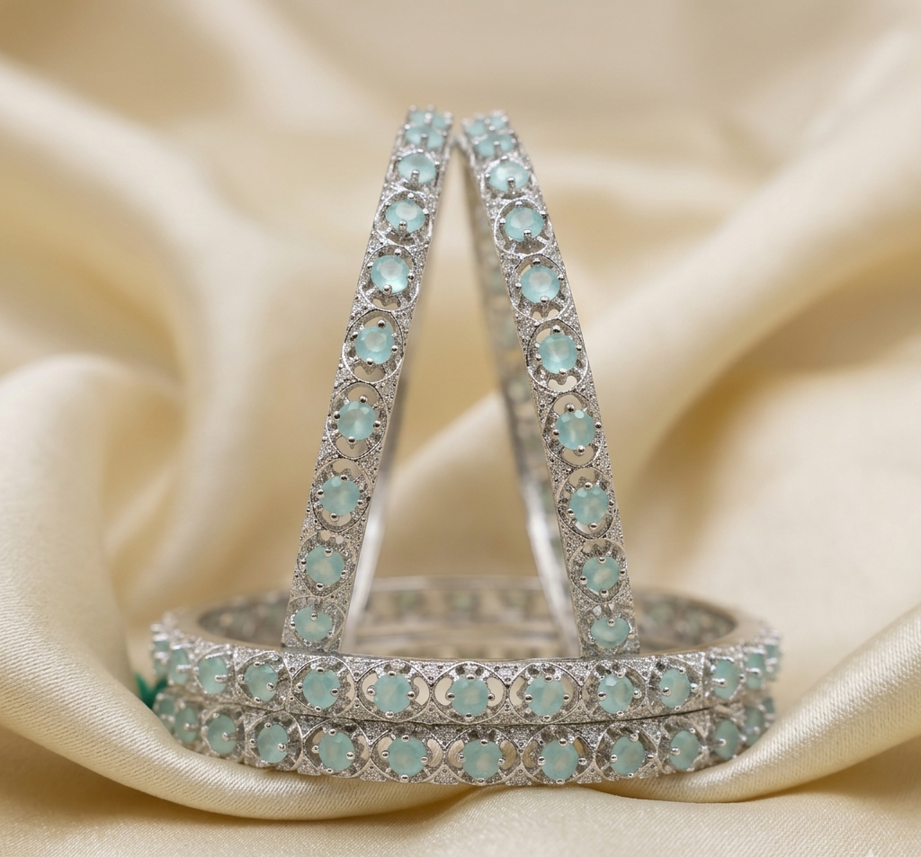 Mint Frost Bangles