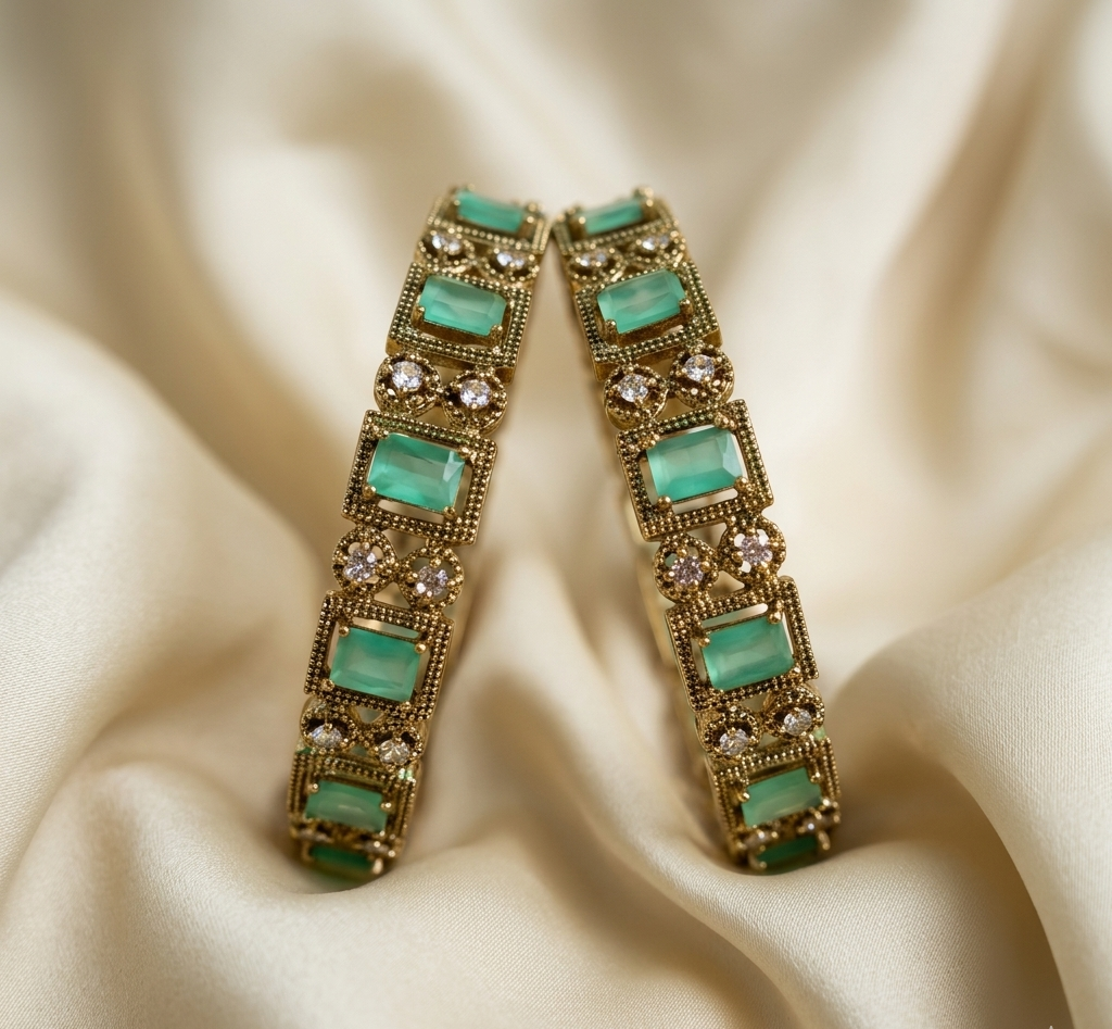 Mint Green Stone Kada
