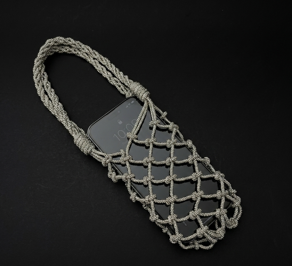Silver Trending Mobile Pouch