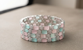 Pastel Stone Adorned Bangles