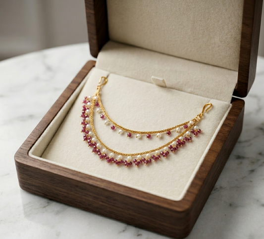 Double Layer Ear Chain